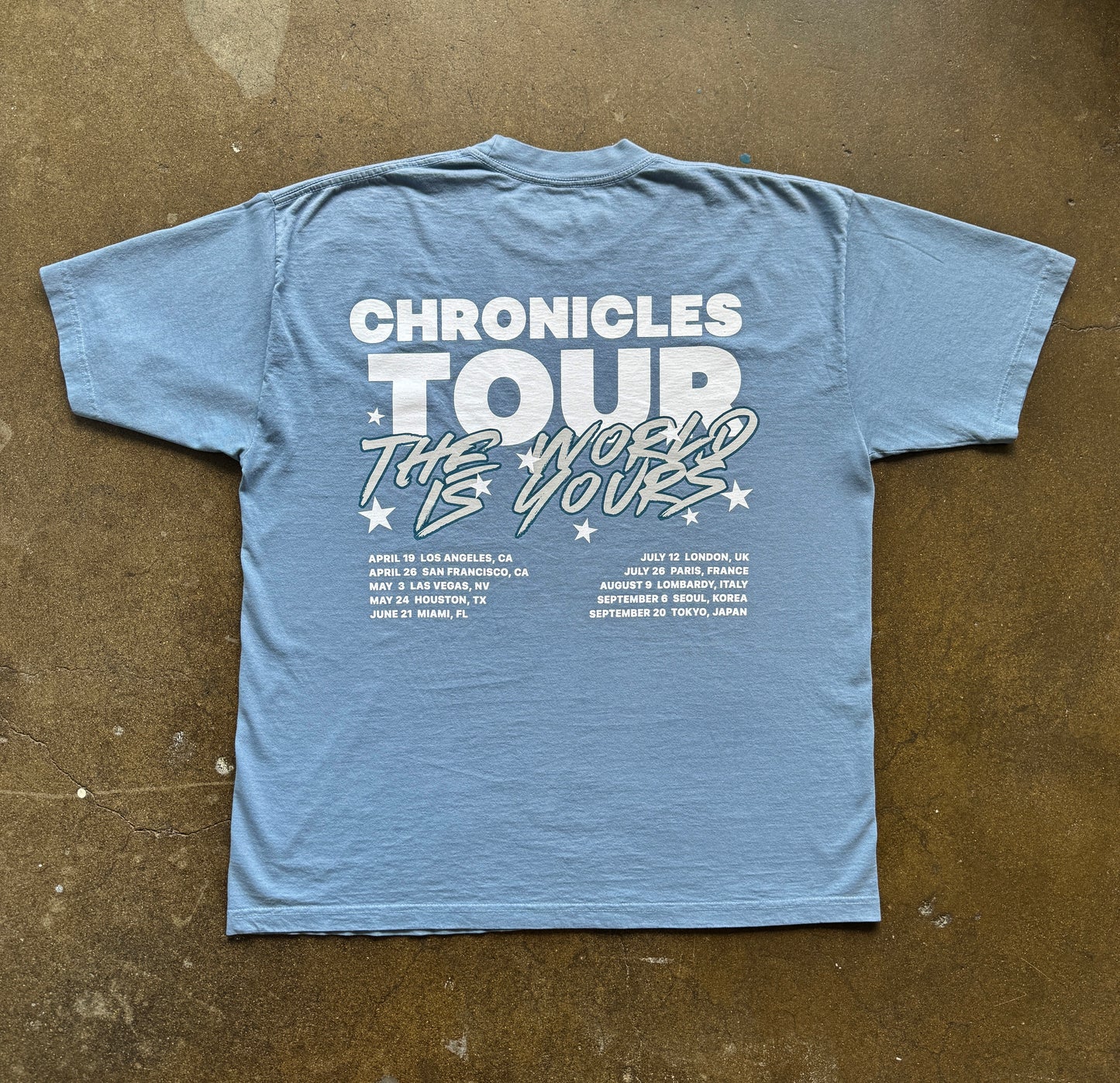 CHRONICLES WORLD TOUR TEE